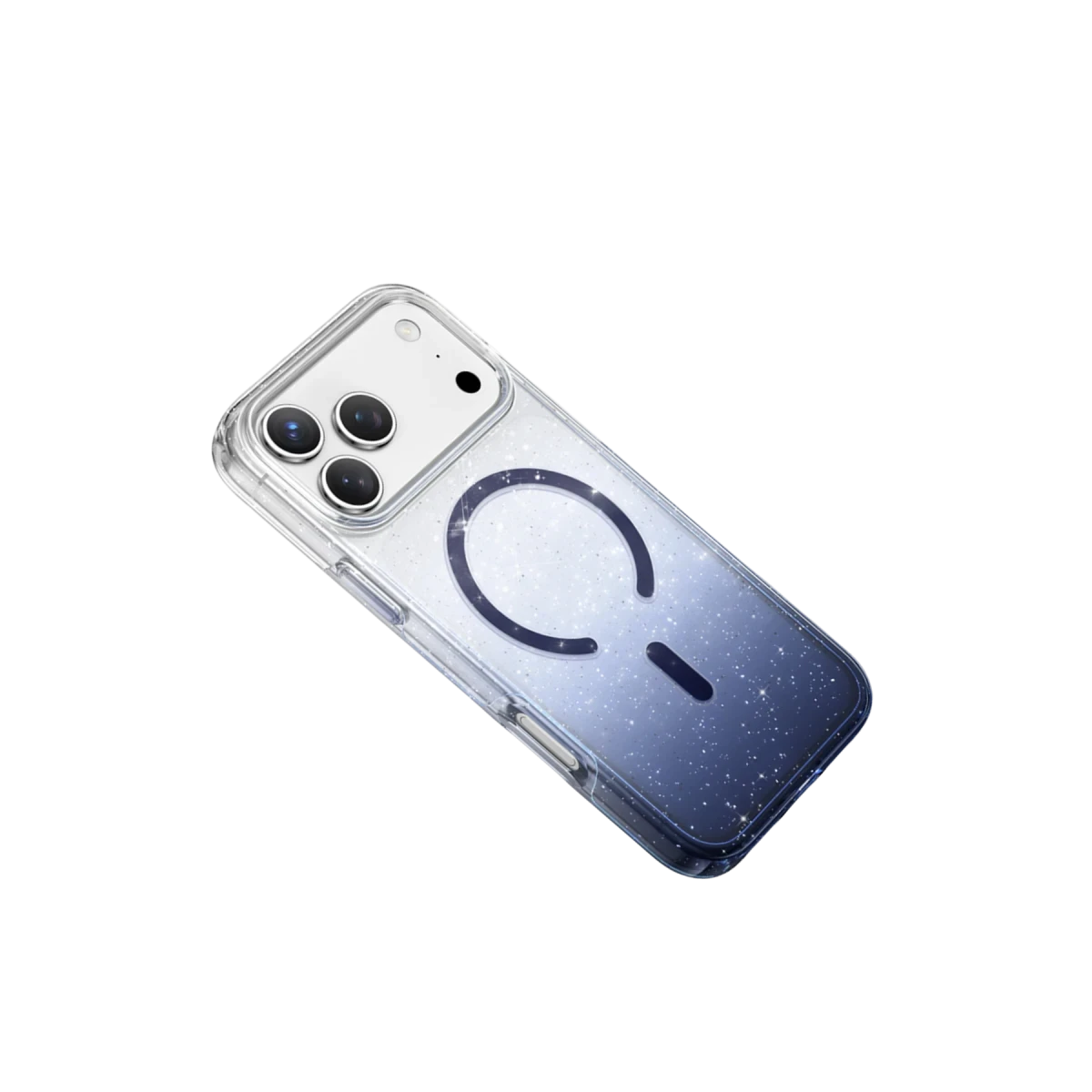 Keephone Apple iPhone 17 Pro Lillian Simli Magsafe Kılıf - Mavi