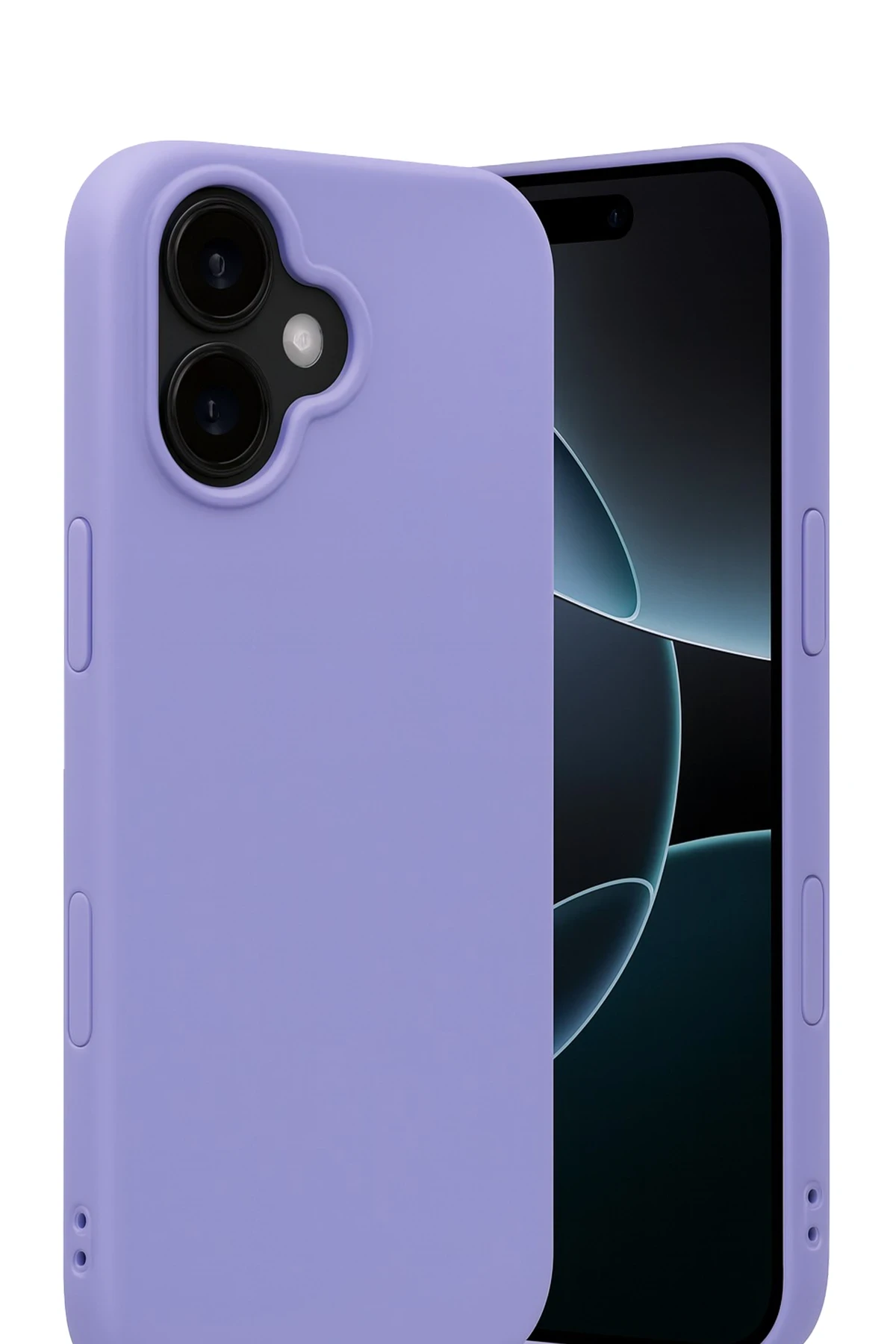 Newface Apple iPhone 17 Nano içi Kadife Silikon - Lila