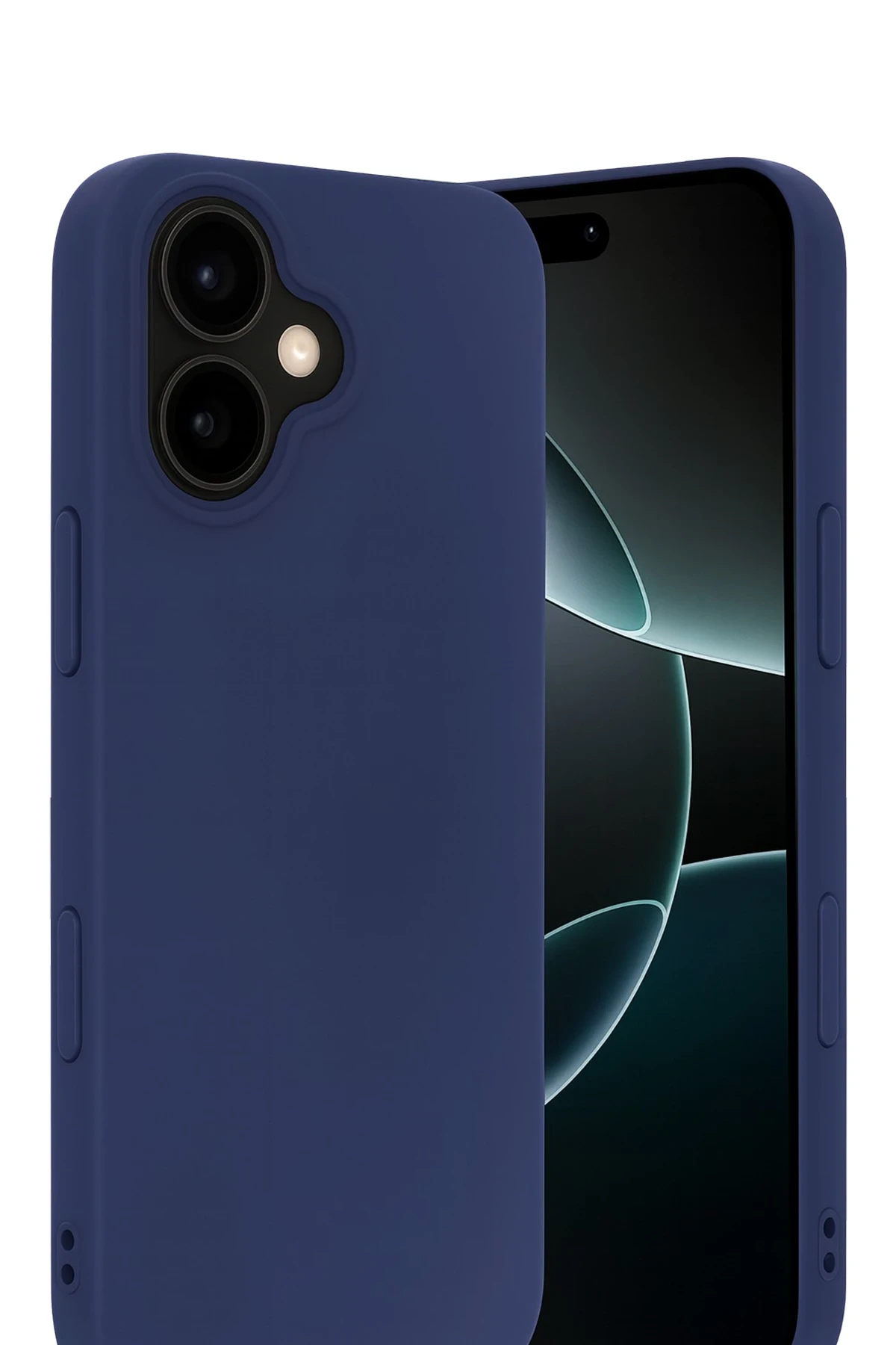Newface Apple iPhone 17 Nano içi Kadife Silikon - Lacivert