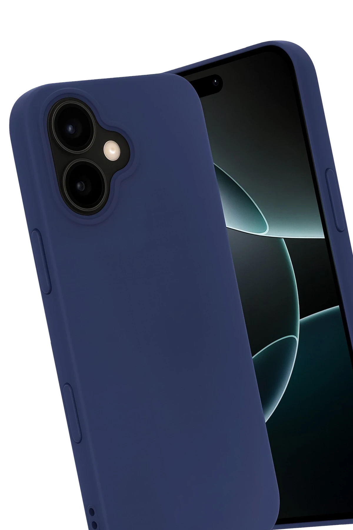 Newface Apple iPhone 17 Nano içi Kadife Silikon - Lacivert