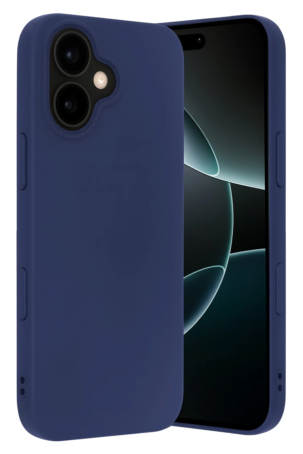 Newface Apple iPhone 17 Nano içi Kadife Silikon - Lacivert