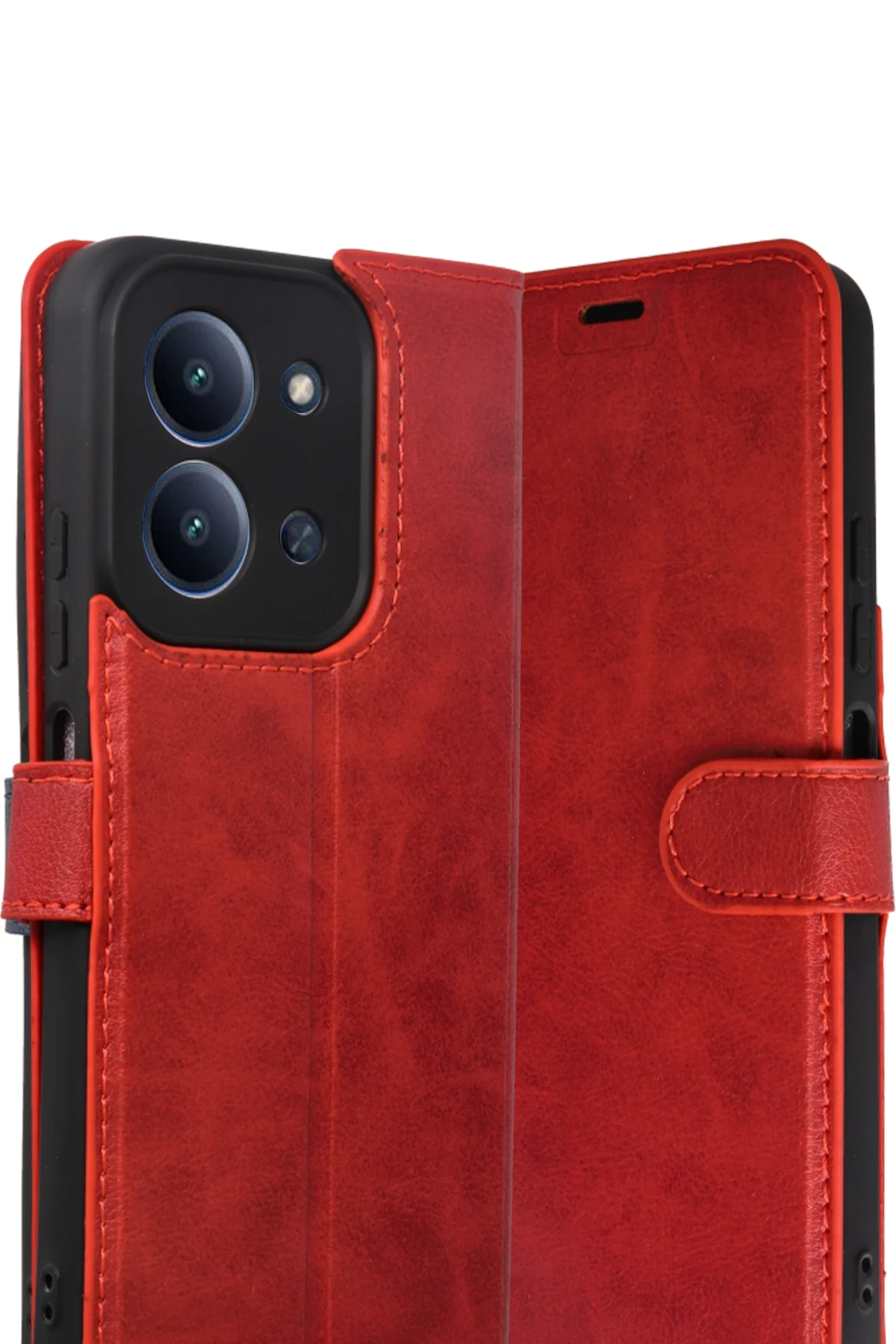 Newface Xiaomi Redmi 15C 4G Trend S Plus Kapaklı Kılıf - Kırmızı — görsel 2