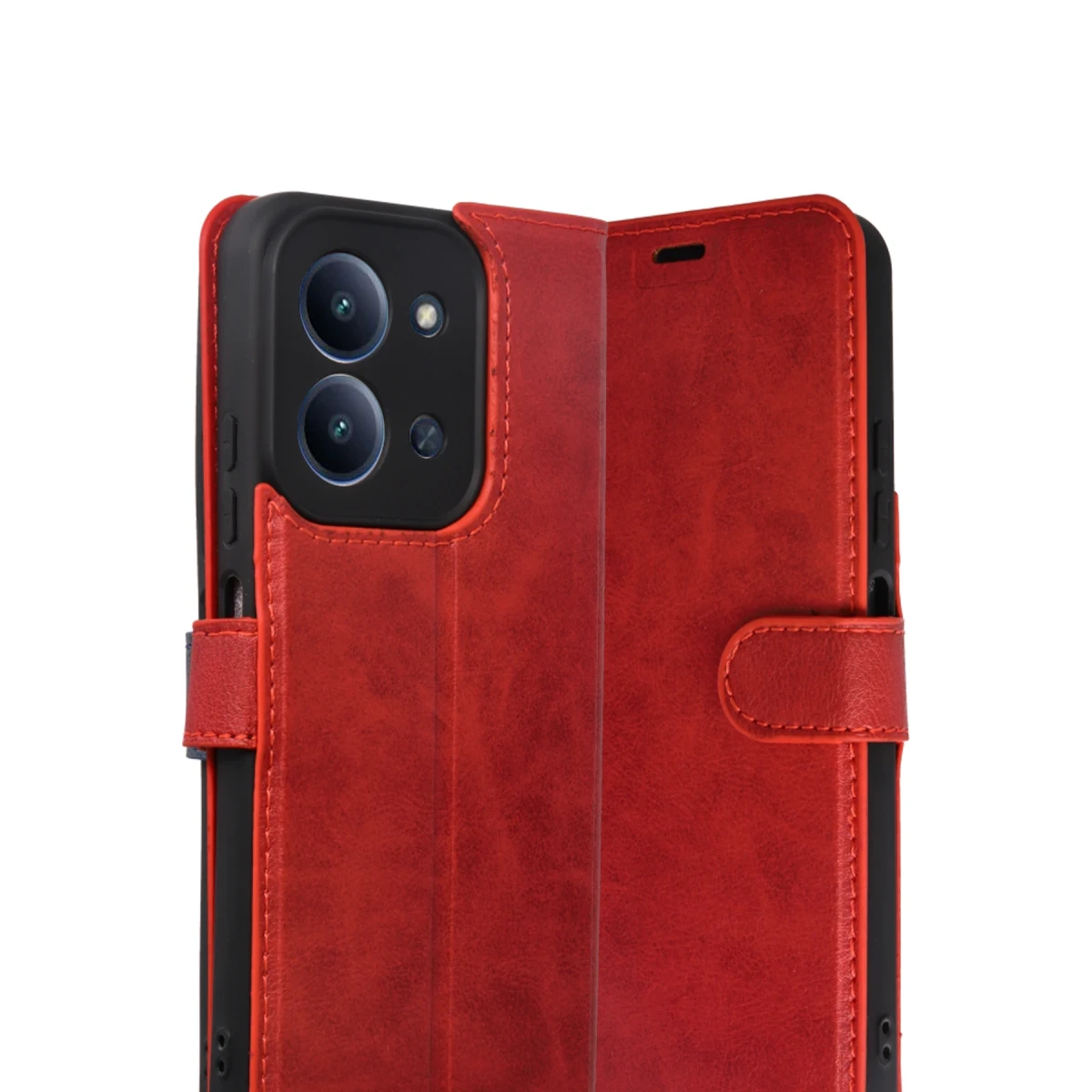 Newface Xiaomi Redmi 15C 4G Trend S Plus Kapaklı Kılıf - Kırmızı — görsel 5