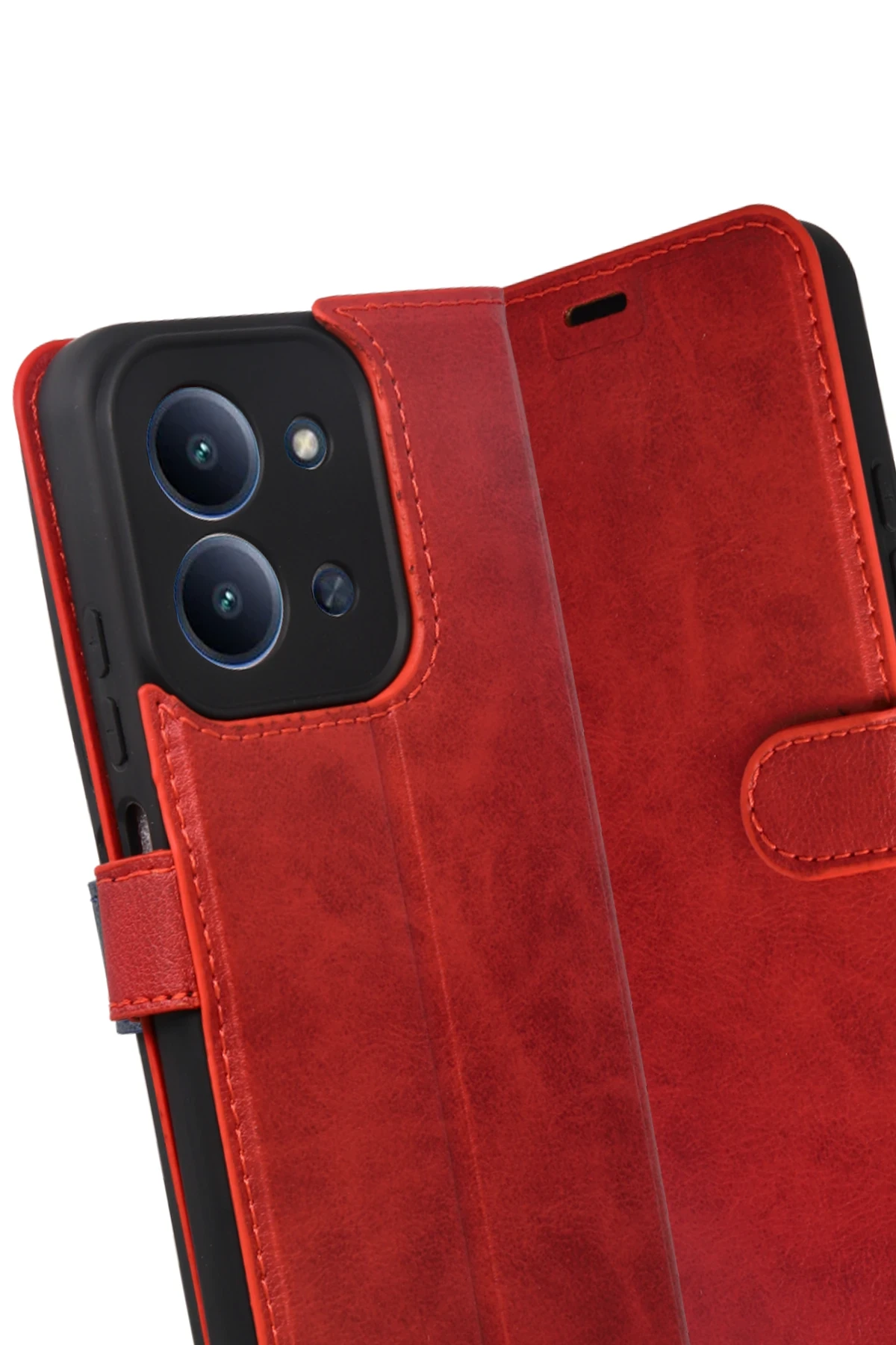 Newface Xiaomi Redmi 15C 4G Trend S Plus Kapaklı Kılıf - Kırmızı — görsel 3