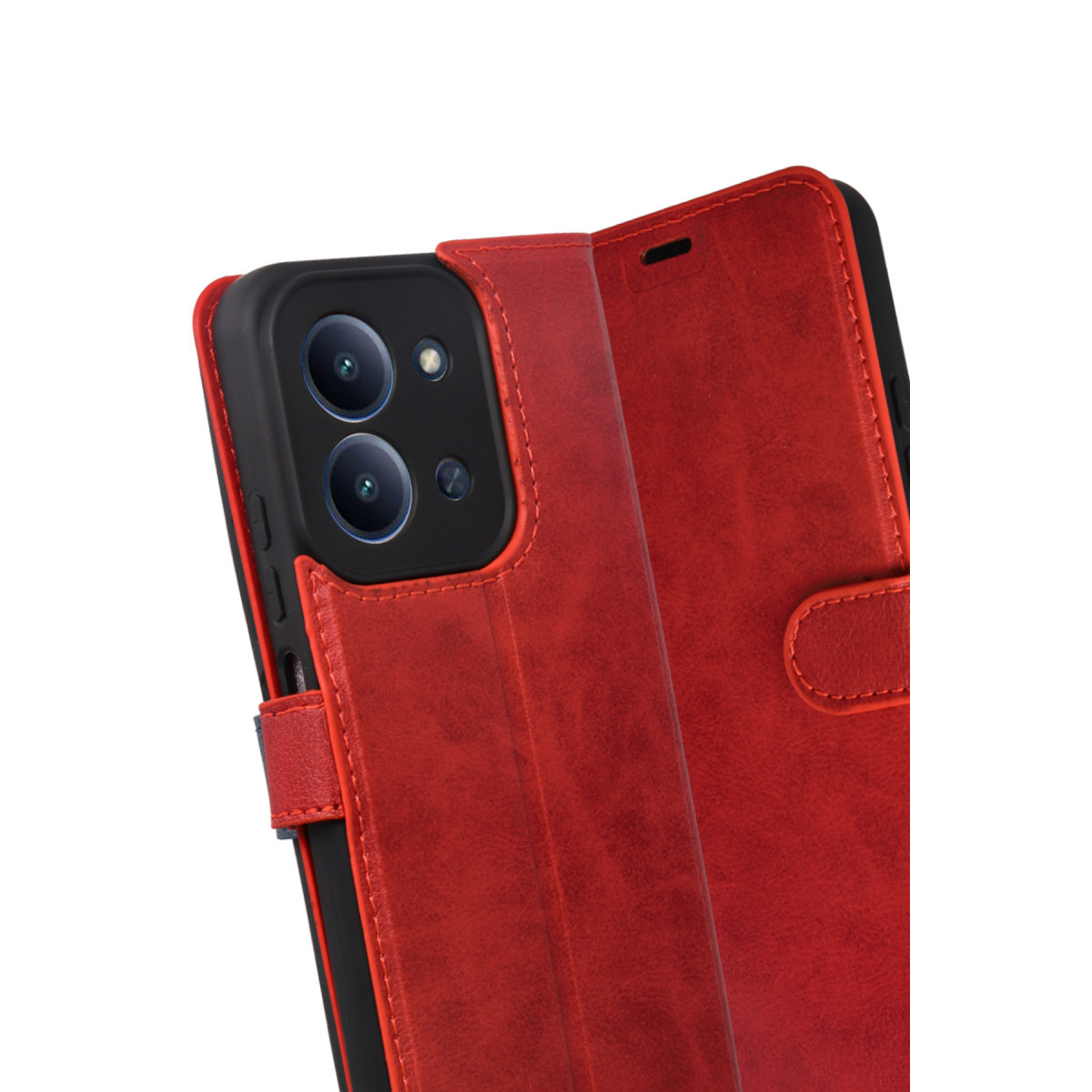 Newface Xiaomi Redmi 15C 4G Trend S Plus Kapaklı Kılıf - Kırmızı — görsel 9