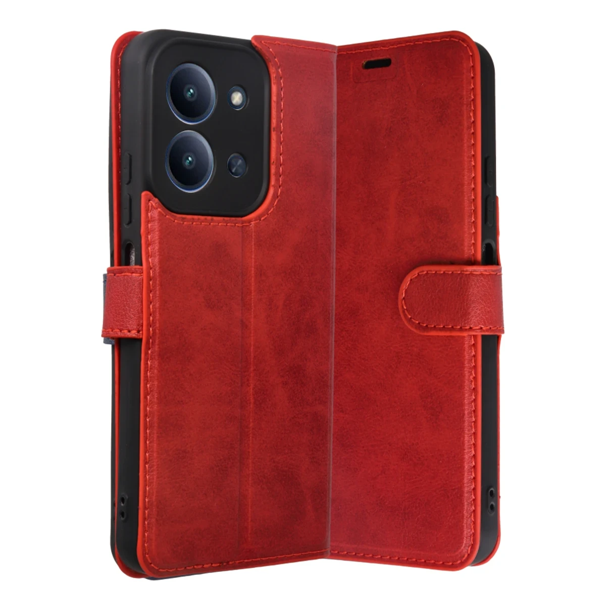 Newface Xiaomi Redmi 15C 4G Trend S Plus Kapaklı Kılıf - Kırmızı — görsel 4