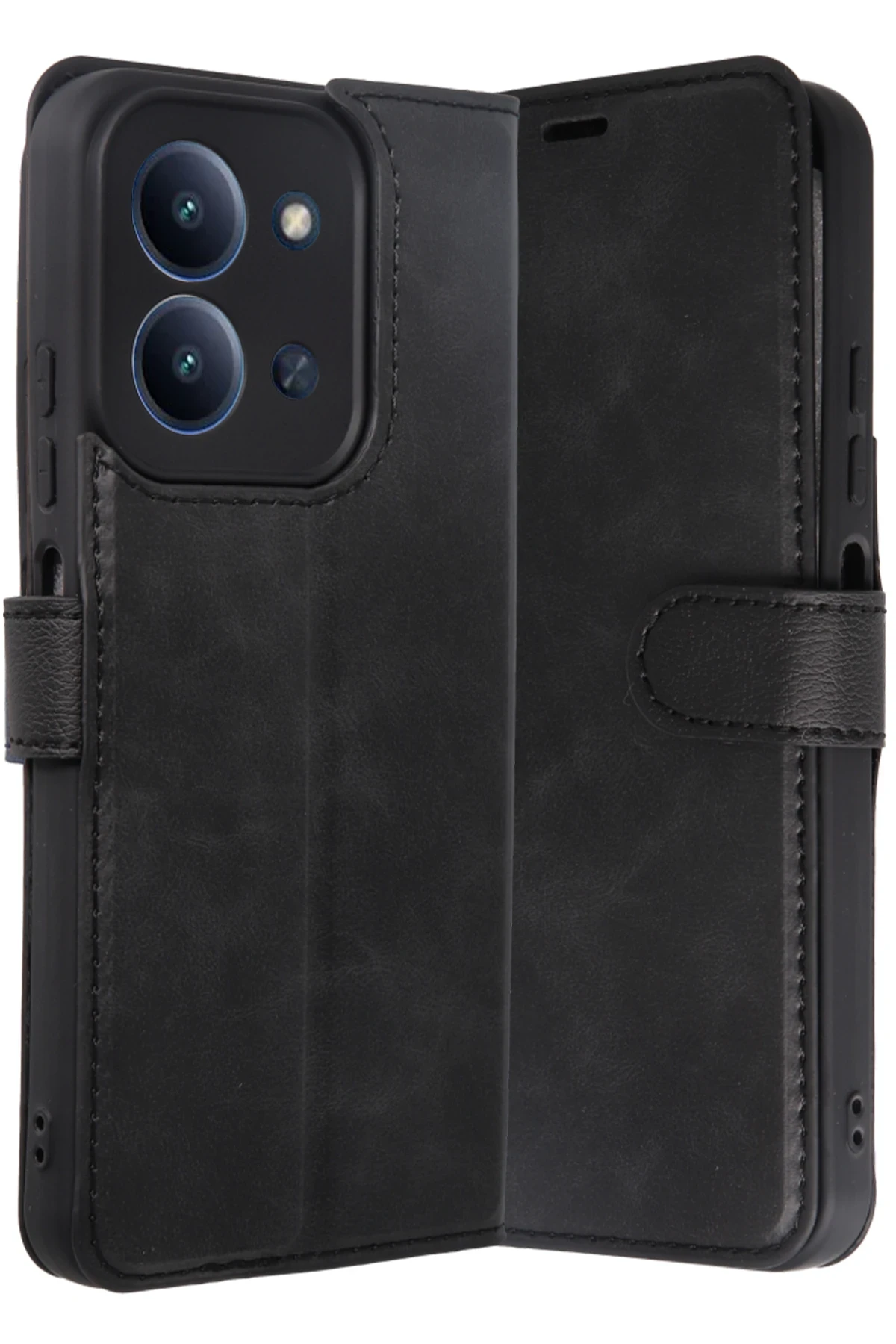 Newface Xiaomi Redmi 15C 4G Trend S Plus Kapaklı Kılıf - Siyah