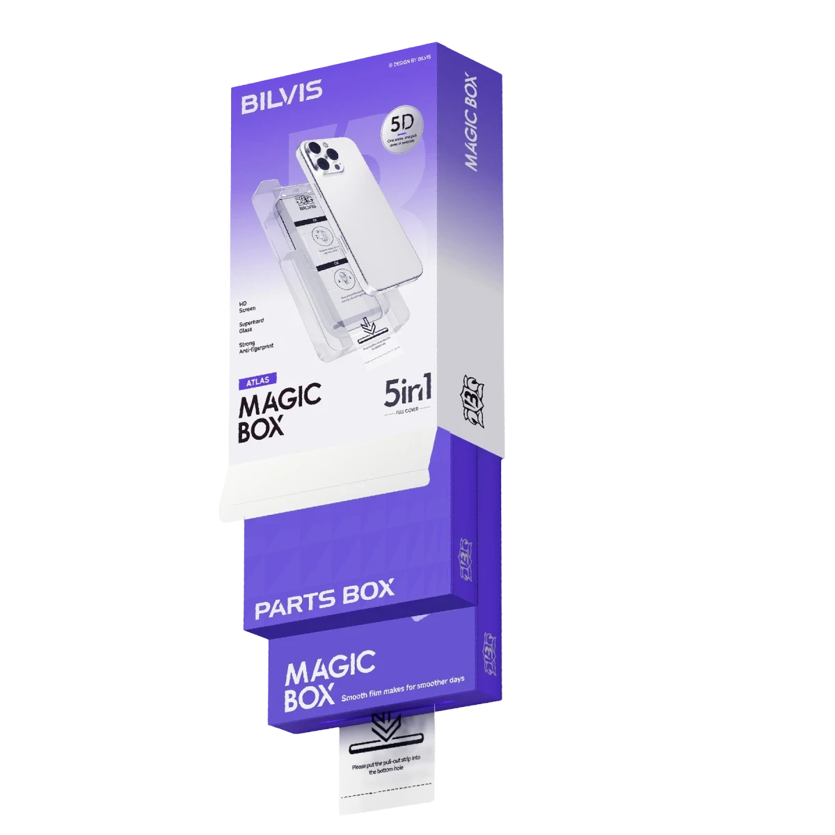 Newface Apple iPhone 11 Bilvis 5in1 3D Magic Cam Ekran Koruyucu - Siyah — görsel 8