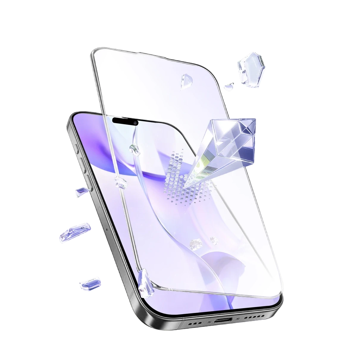 Newface Apple iPhone 14 Bilvis 5in1 3D Magic Cam Ekran Koruyucu - Siyah — görsel 11