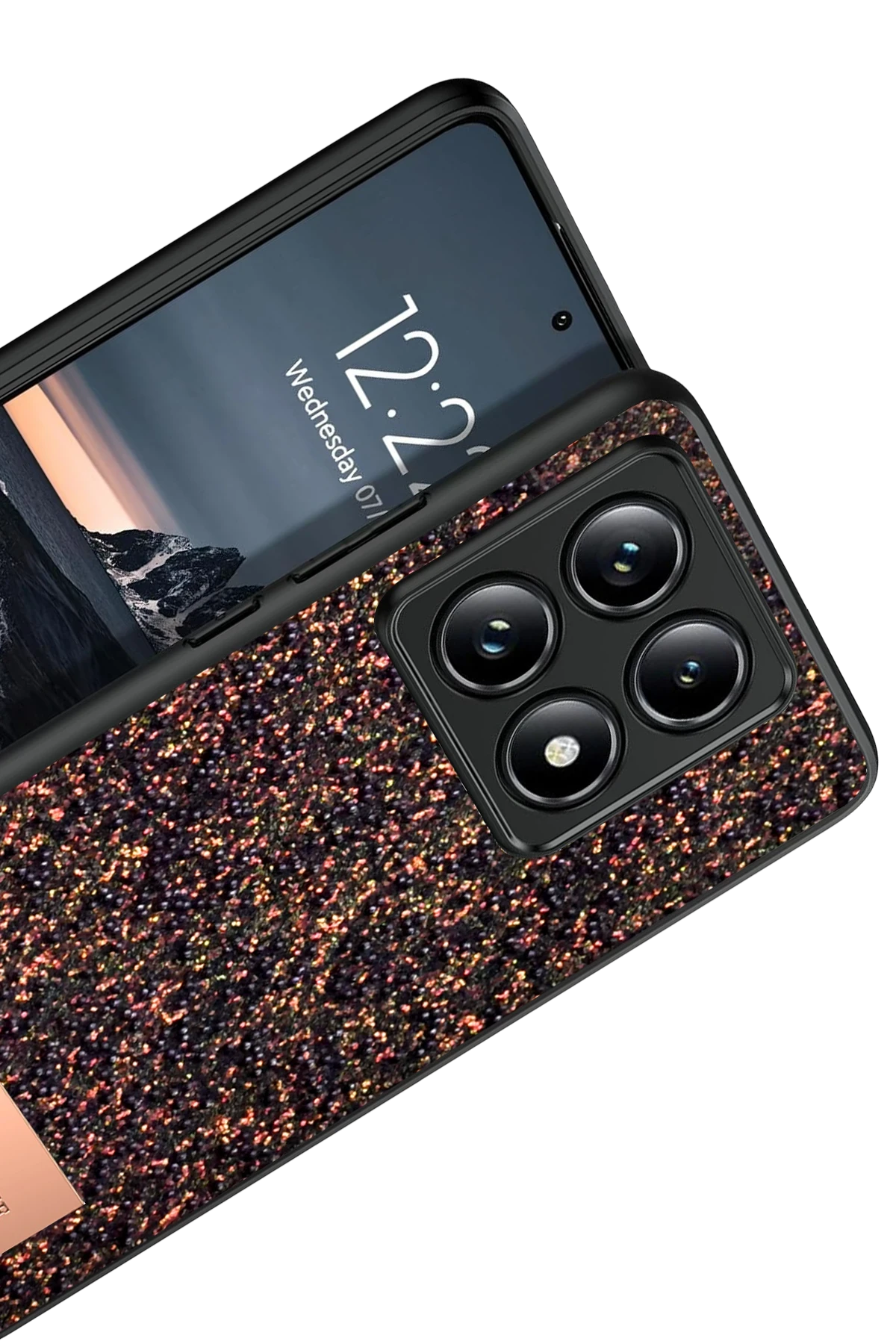 Onegif Xiaomi Mi 14T Pro Bright Simli Kapak - Derin Mor