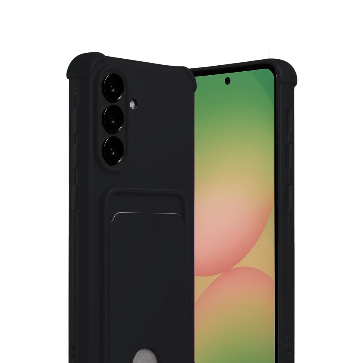 Newface Samsung Galaxy A56 Kılıf Kelvin Kartvizitli Silikon - Siyah — görsel 5