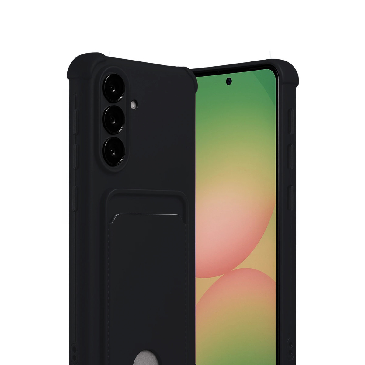 Newface Samsung Galaxy A56 Kılıf Kelvin Kartvizitli Silikon - Siyah — görsel 8