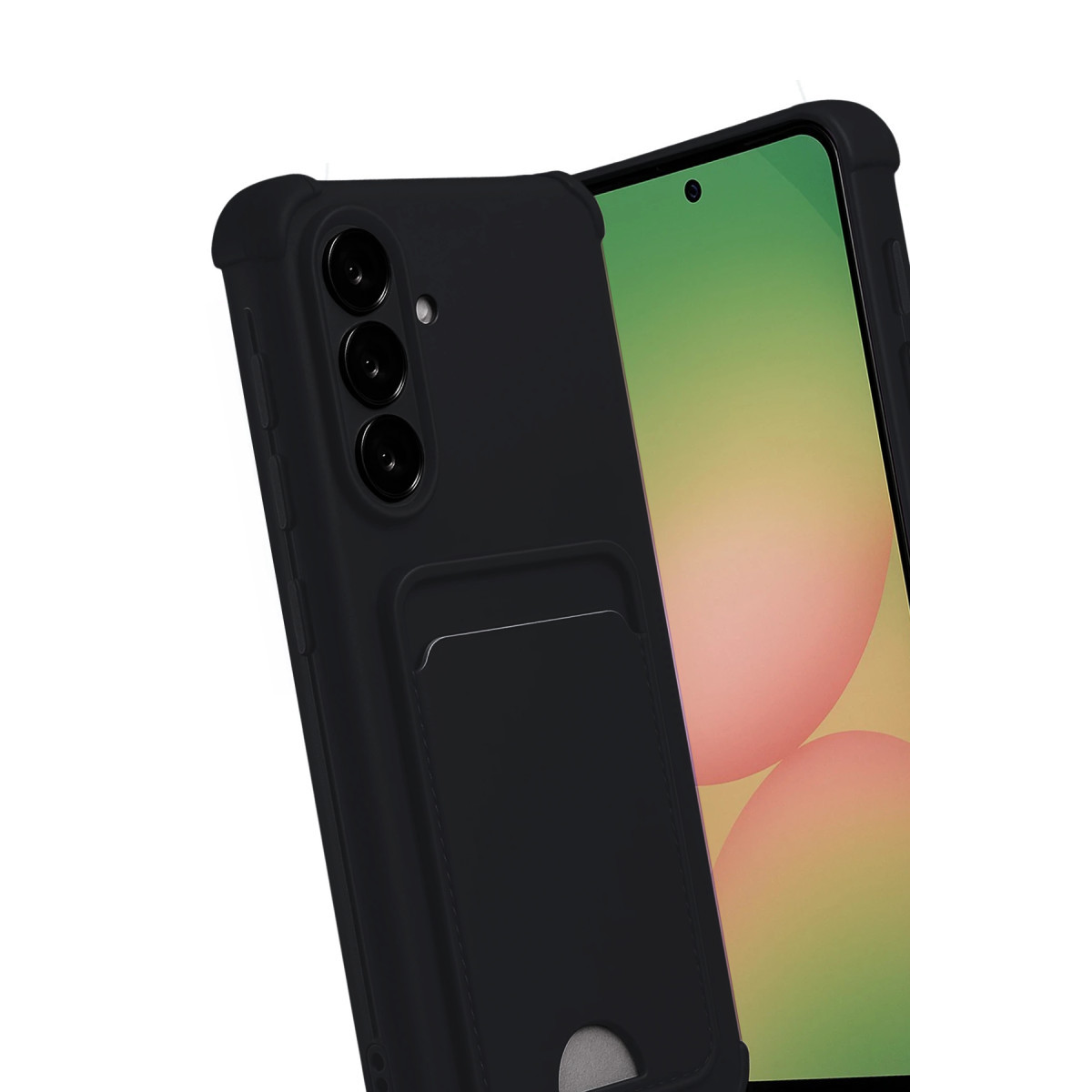 Newface Samsung Galaxy A56 Kılıf Kelvin Kartvizitli Silikon - Siyah — görsel 9