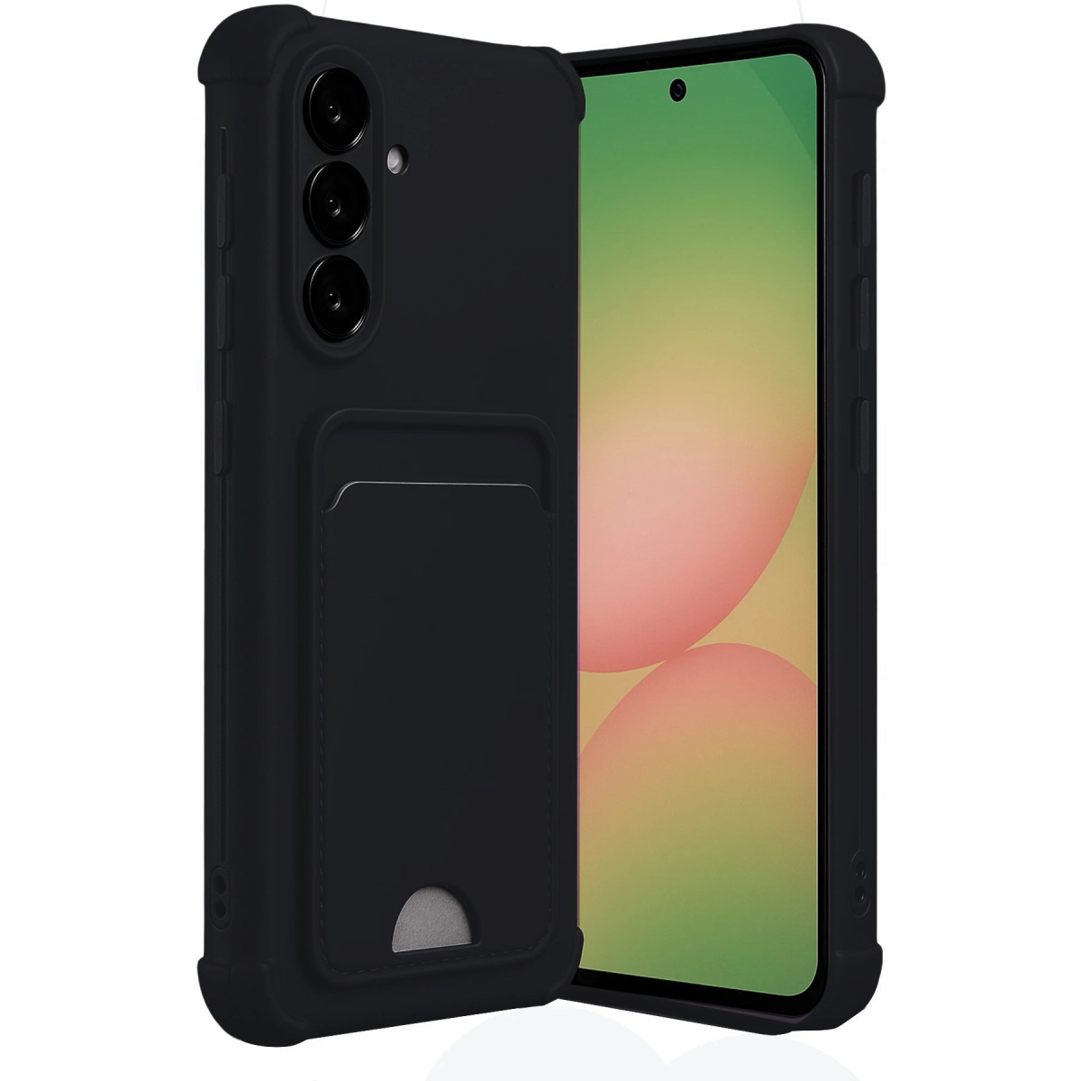 Newface Samsung Galaxy A56 Kılıf Kelvin Kartvizitli Silikon - Siyah — görsel 7