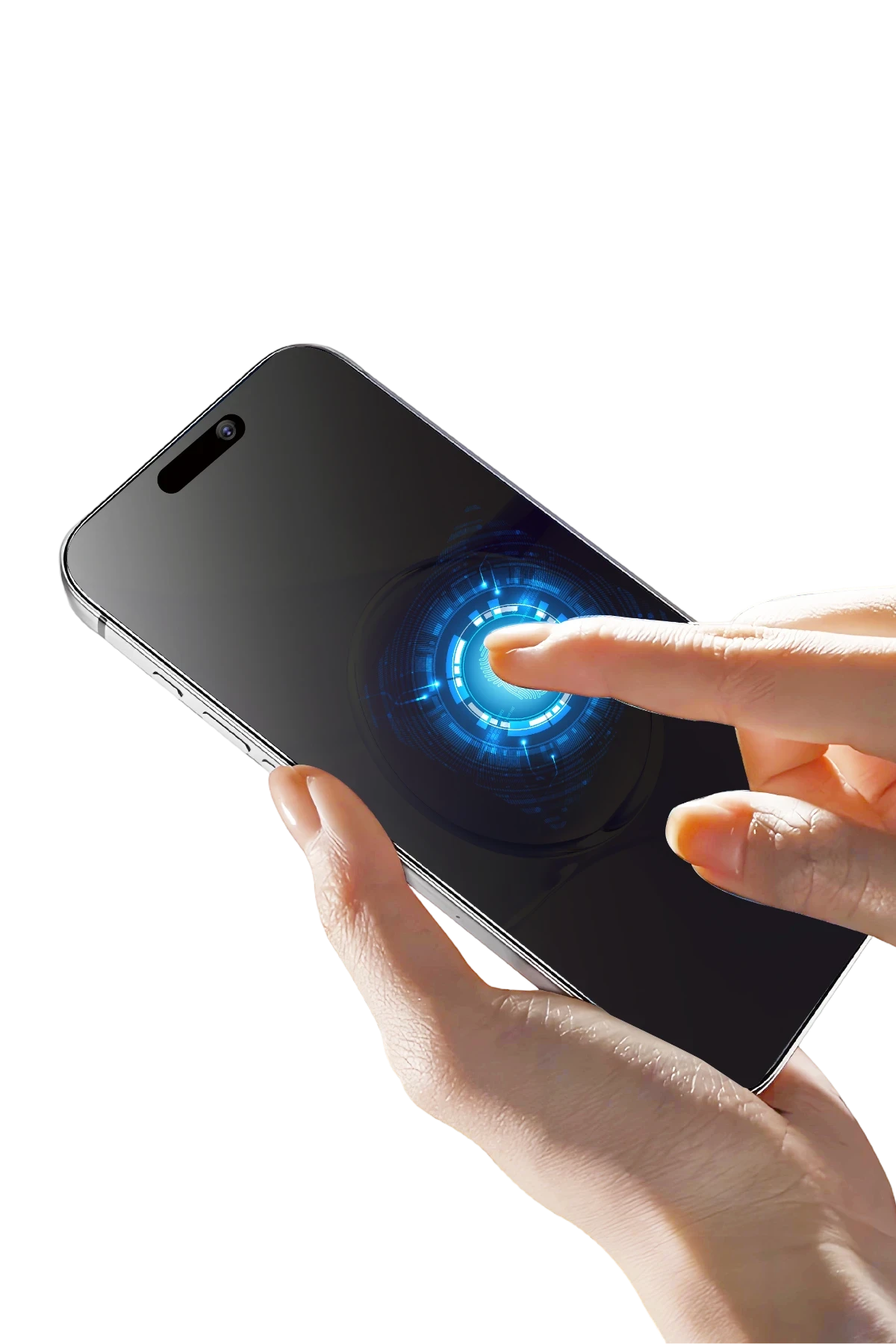 Newface Apple iPhone 14 Bilvis 5in1 5D Magic Hayalet Cam Ekran Koruyucu - Siyah — görsel 6