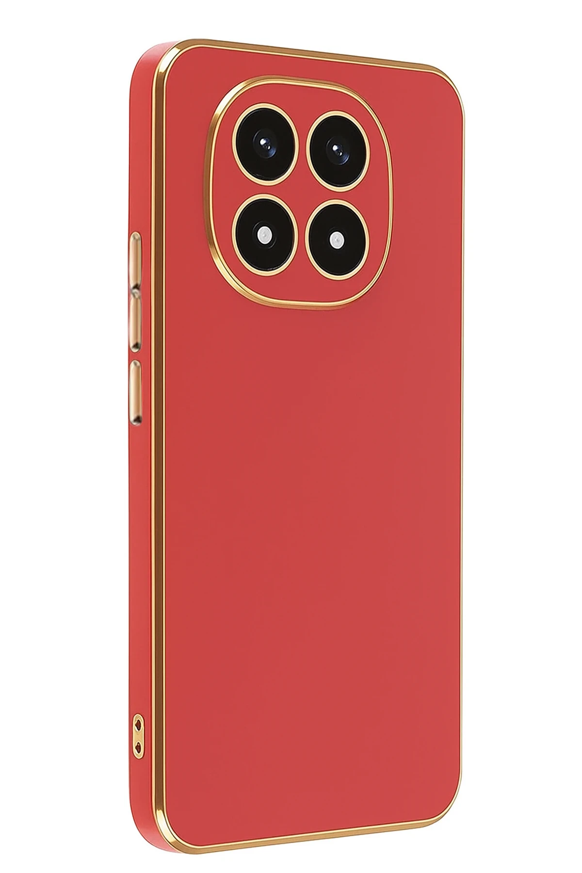 Newface Xiaomi Redmi Note 14 Pro 4G Kılıf Volet Silikon - Kırmızı