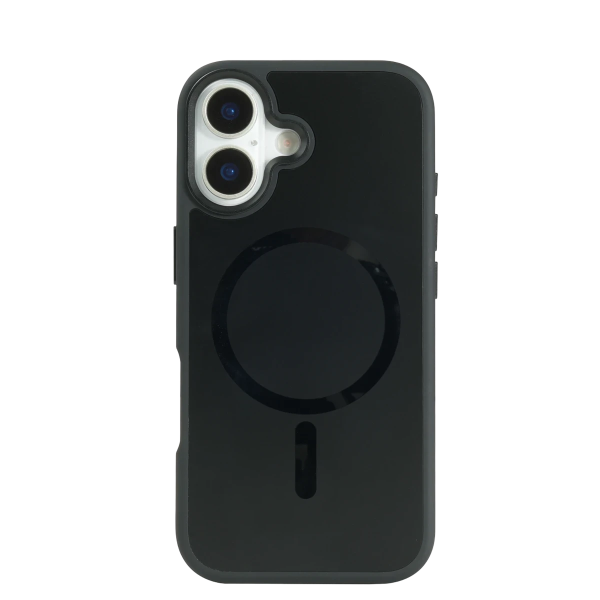 URR Apple iPhone 17 IRIS Matte Pure Glass Magsafe Kapak - Siyah