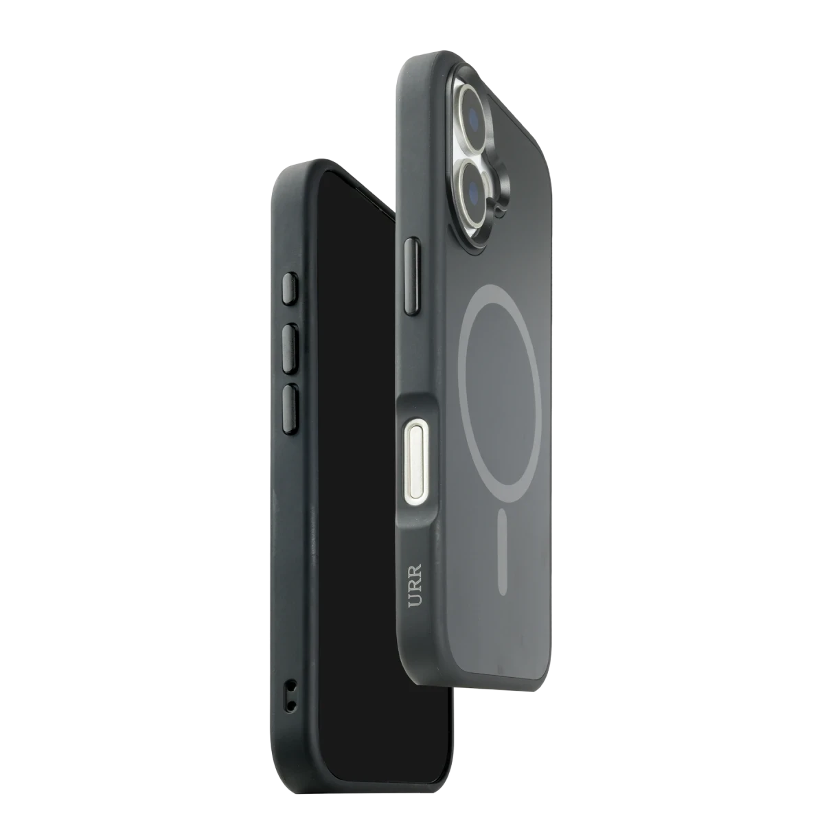 URR Apple iPhone 17 IRIS Matte Pure Glass Magsafe Kapak - Siyah