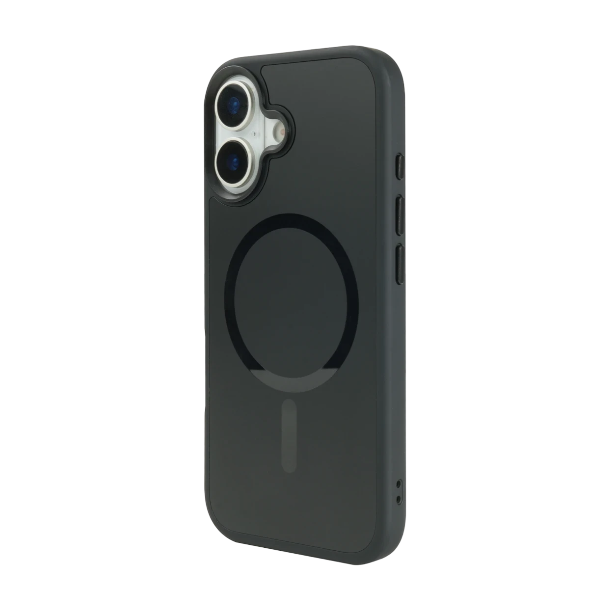 URR Apple iPhone 17 IRIS Matte Pure Glass Magsafe Kapak - Siyah