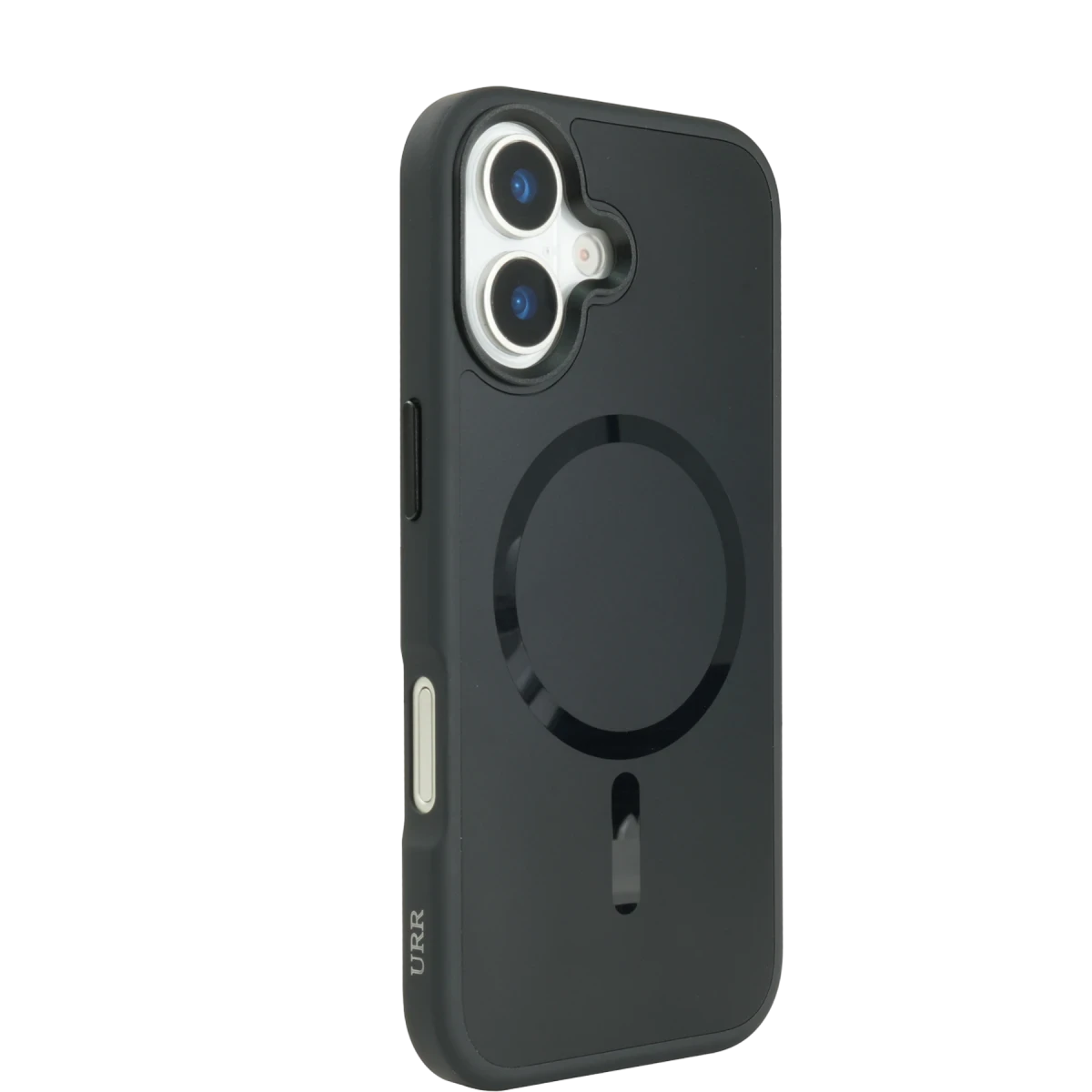 URR Apple iPhone 17 IRIS Matte Pure Glass Magsafe Kapak - Siyah