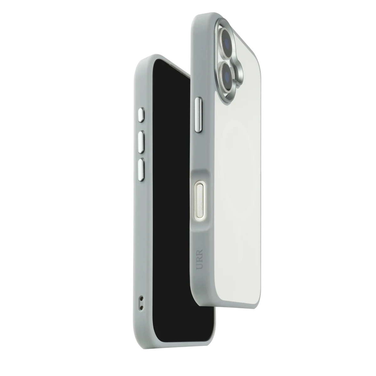 URR Apple iPhone 17 IRIS Matte Pure Glass Magsafe Kapak - Titan Gri