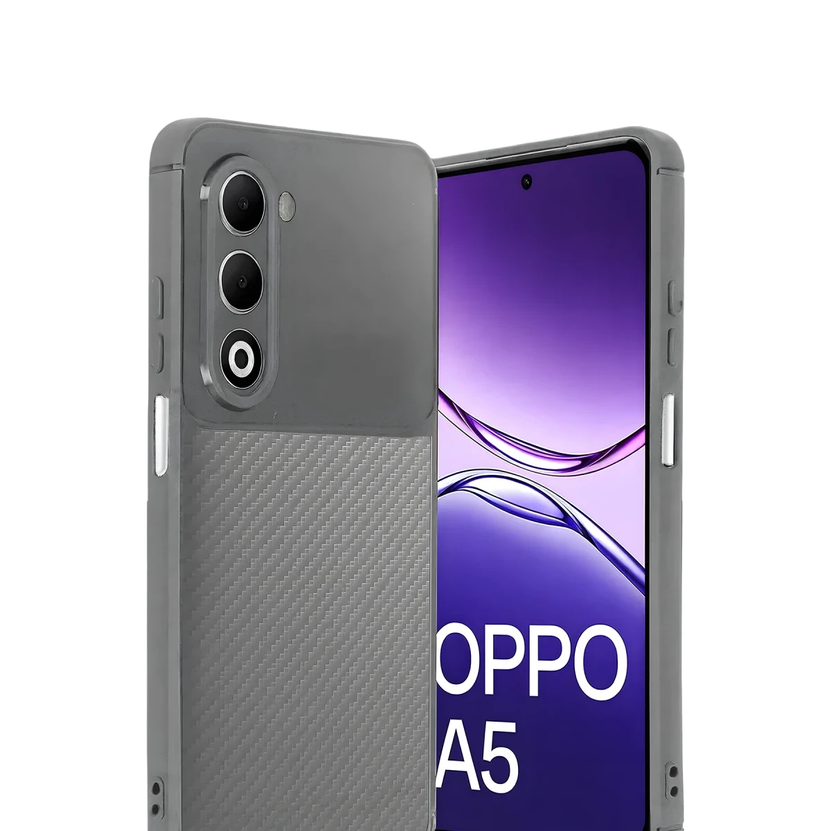 Newface Oppo A5 4G Auto Focus Karbon Kapak - Gri — görsel 5