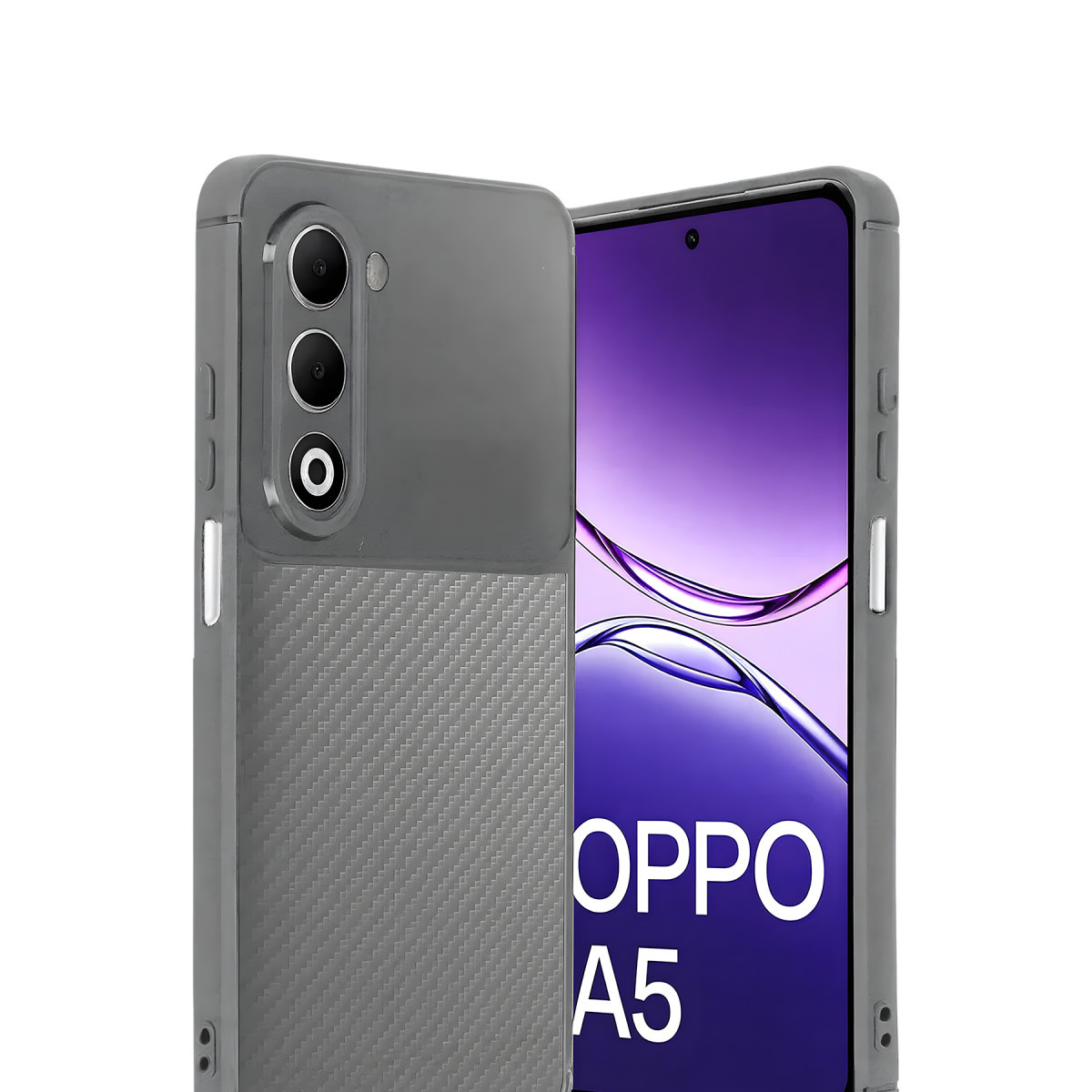 Newface Oppo A5 4G Auto Focus Karbon Kapak - Gri — görsel 8