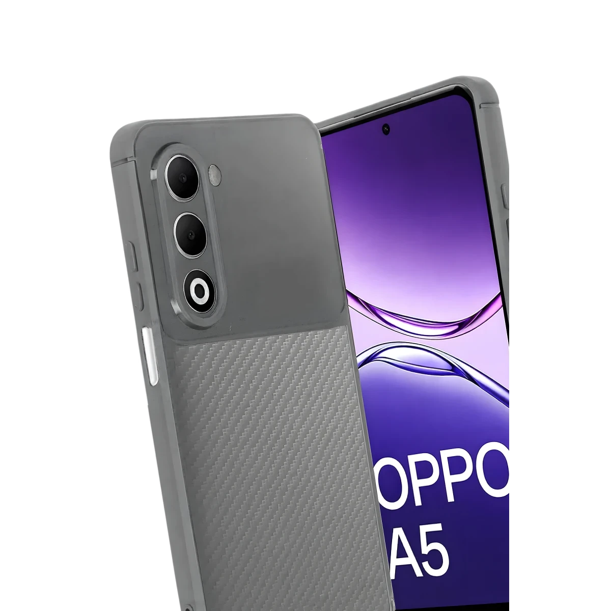 Newface Oppo A5 4G Auto Focus Karbon Kapak - Gri — görsel 6