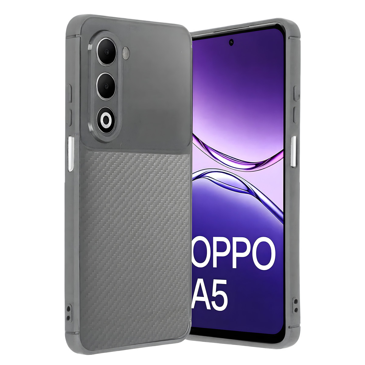 Newface Oppo A5 4G Auto Focus Karbon Kapak - Gri — görsel 7