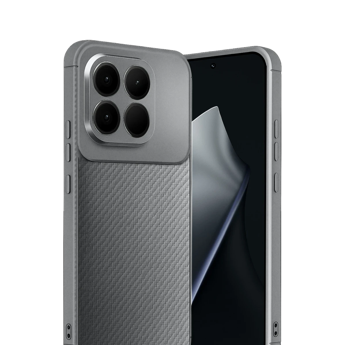 Newface Xiaomi Mi 15T Auto Focus Karbon Kapak - Gri — görsel 5