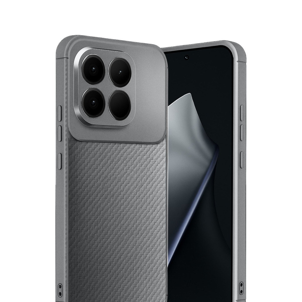Newface Xiaomi Mi 15T Auto Focus Karbon Kapak - Gri — görsel 8