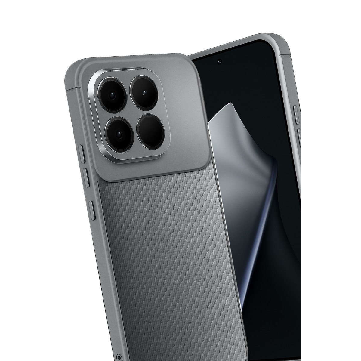 Newface Xiaomi Mi 15T Auto Focus Karbon Kapak - Gri — görsel 9