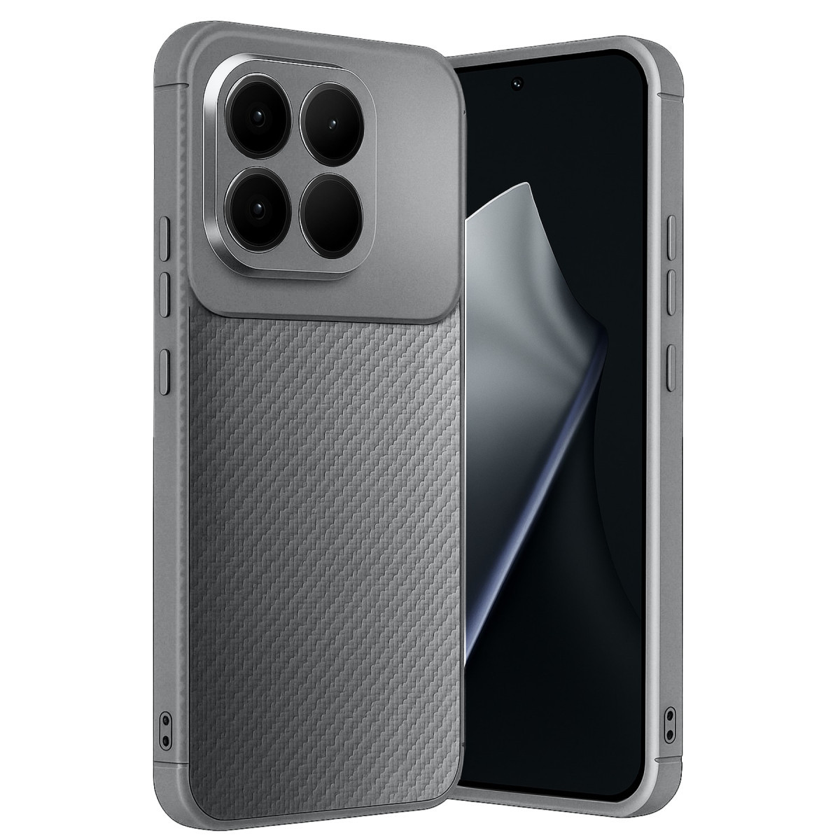 Newface Xiaomi Mi 15T Auto Focus Karbon Kapak - Gri — görsel 7