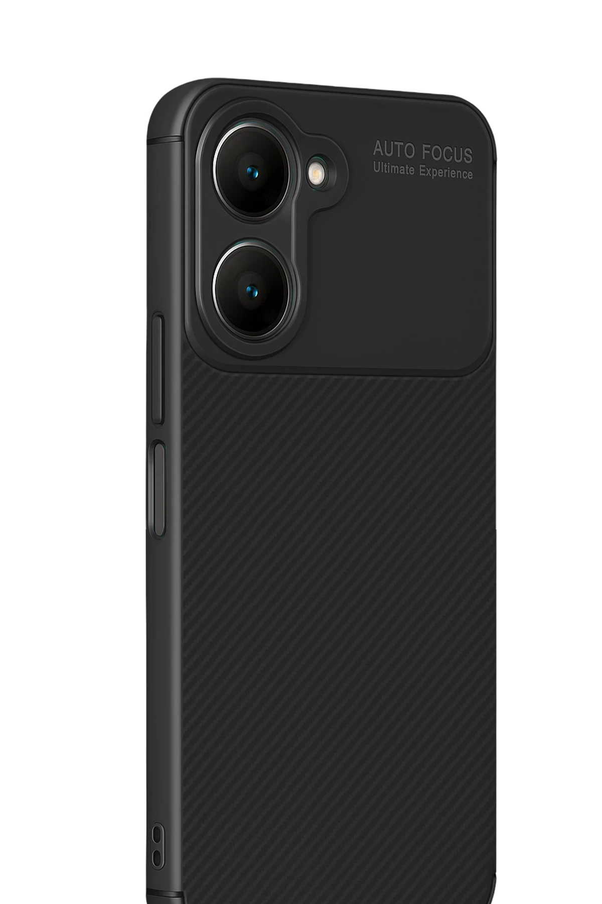 Newface Vivo Y18 Kılıf Auto Focus Karbon Kapak - Siyah — görsel 2