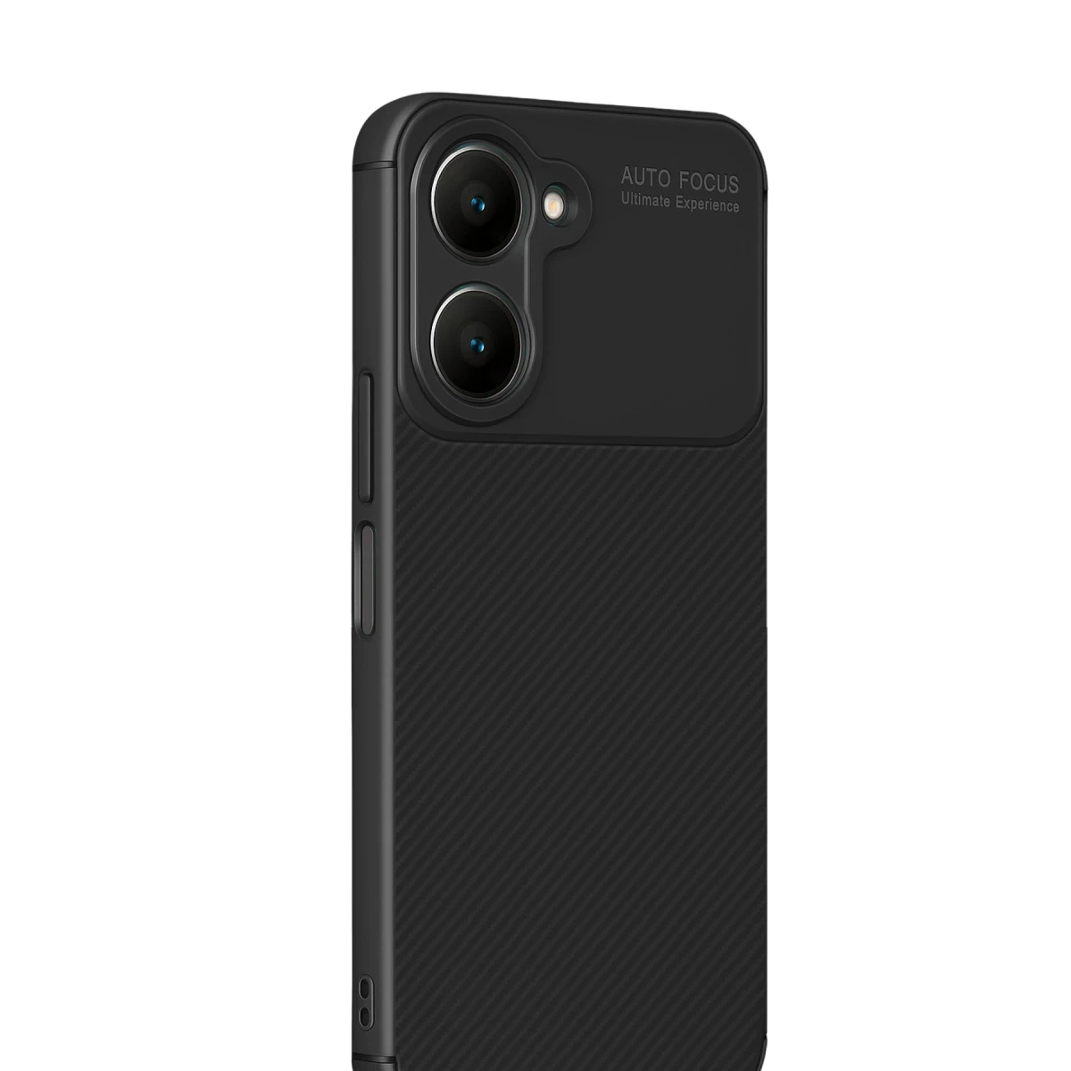 Newface Vivo Y18 Kılıf Auto Focus Karbon Kapak - Siyah — görsel 5
