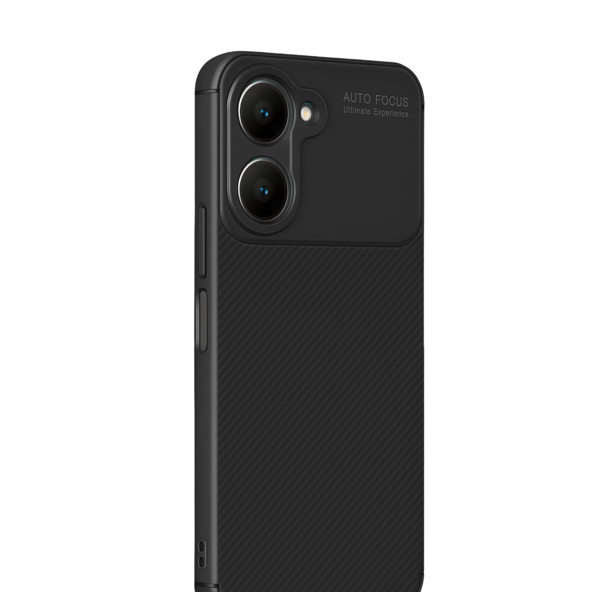 Newface Vivo Y18 Kılıf Auto Focus Karbon Kapak - Siyah — görsel 8
