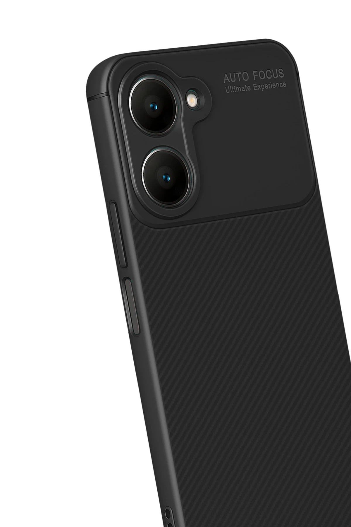 Newface Vivo Y18 Kılıf Auto Focus Karbon Kapak - Siyah — görsel 3
