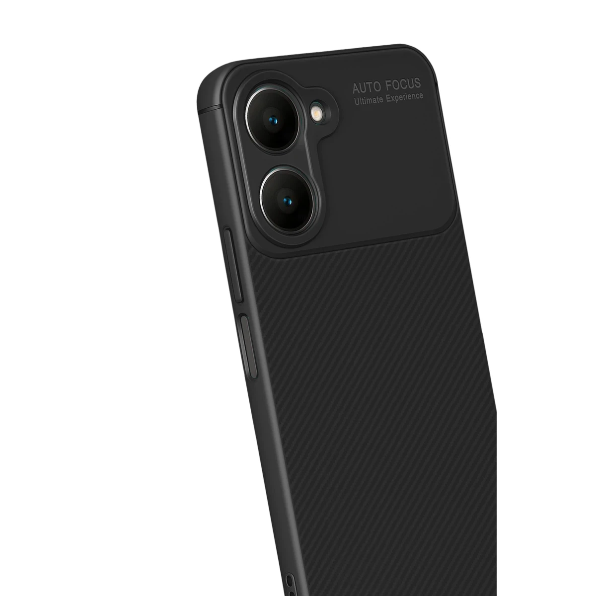 Newface Vivo Y18 Kılıf Auto Focus Karbon Kapak - Siyah — görsel 6