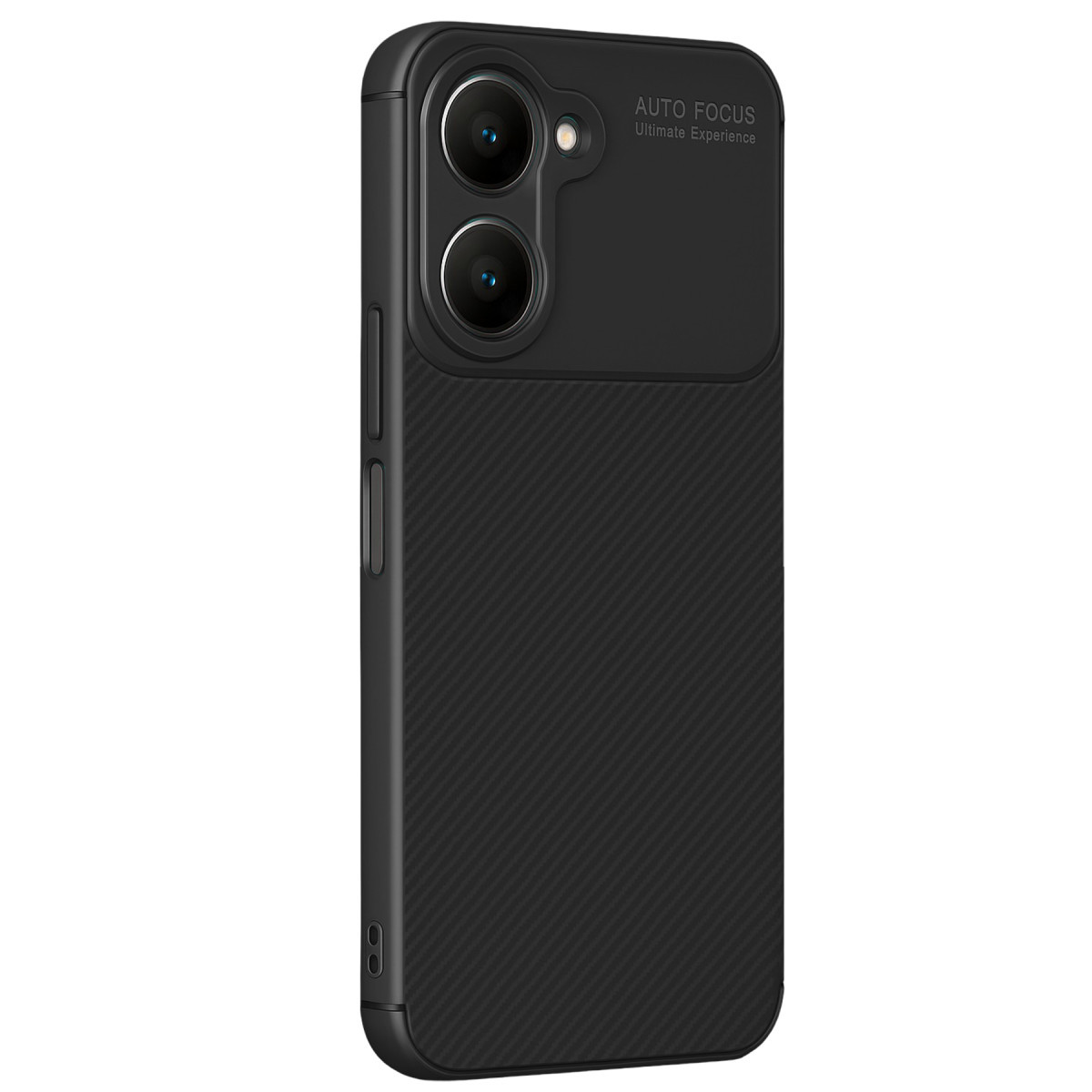 Newface Vivo Y18 Kılıf Auto Focus Karbon Kapak - Siyah — görsel 7