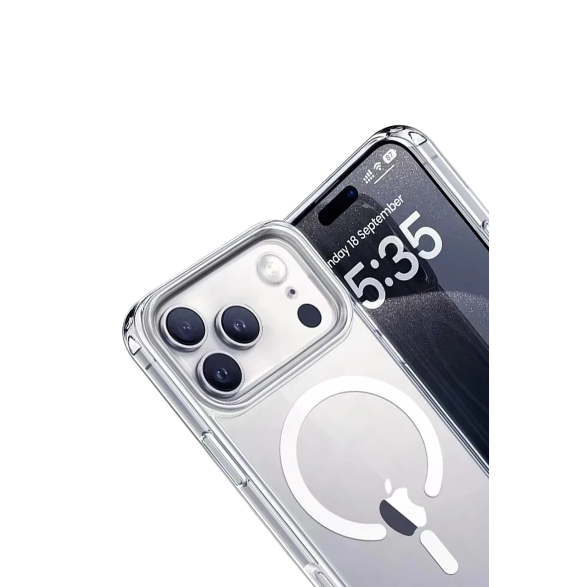 Yesido Apple iPhone 17 Pro PC03 Ace Şeffaf Magsafe Kapak - Şeffaf