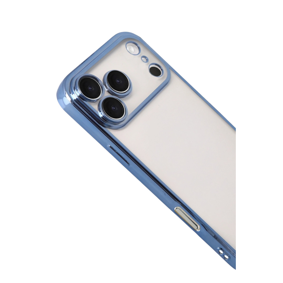 Newface Apple iPhone 17 Pro Razer Lensli Silikon - Açık Mavi — görsel 9