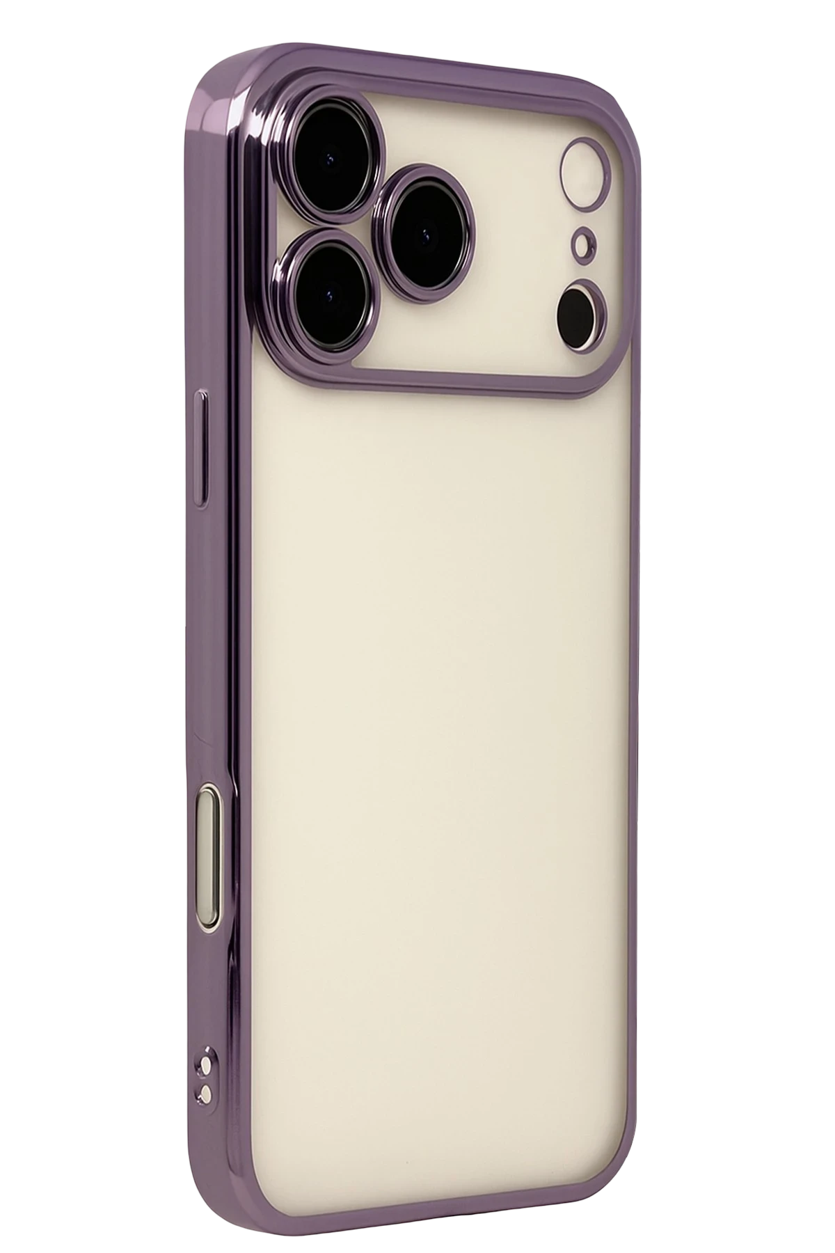 Newface Apple iPhone 17 Pro Razer Lensli Silikon - Mor