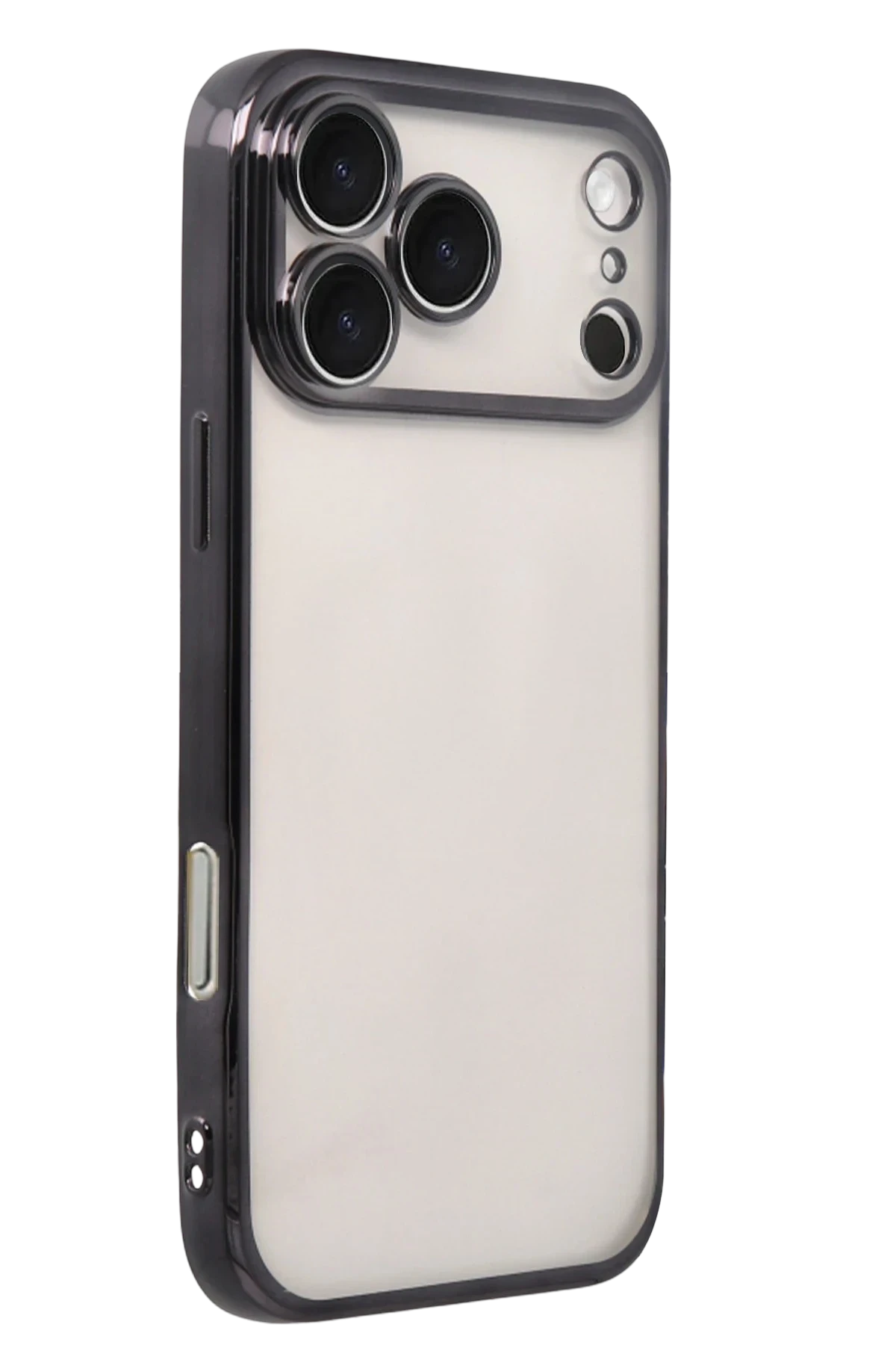 Newface Apple iPhone 17 Pro Razer Lensli Silikon - Siyah