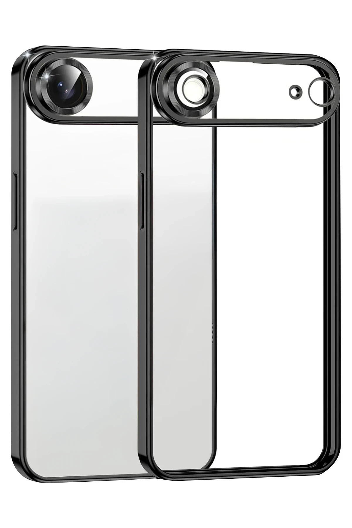 Newface Apple iPhone 17 Air Razer Lensli Silikon - Siyah