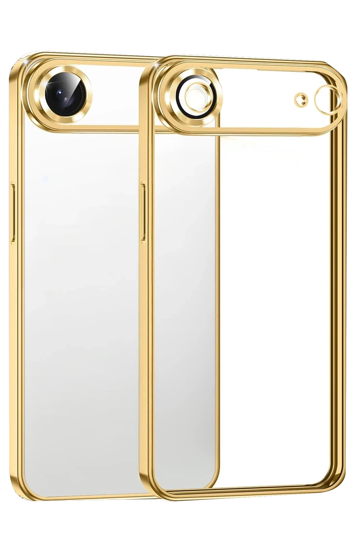 Newface Apple iPhone 17 Air Razer Lensli Silikon - Gold