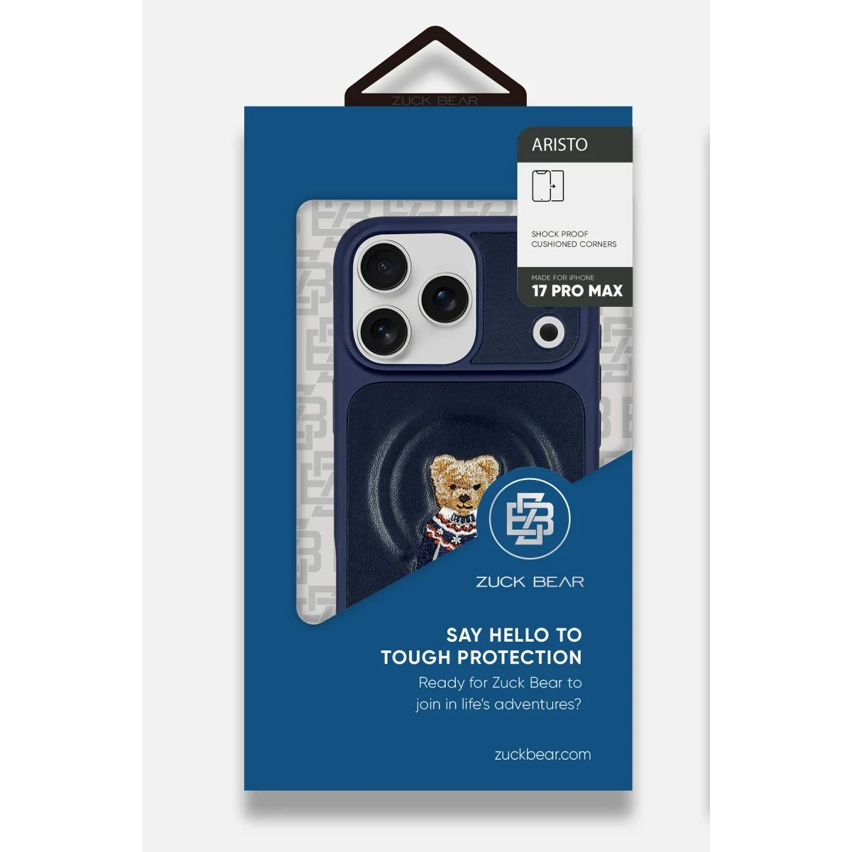 ZuckBear Apple iPhone 17 Pro Aristo Kapak - Siyah