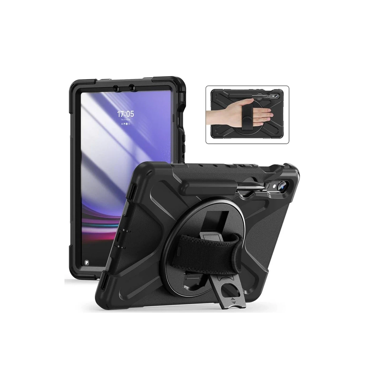 Newface Samsung Galaxy X730 Tab S11 Kılıf Amazing Tablet Kapak - Siyah — görsel 2