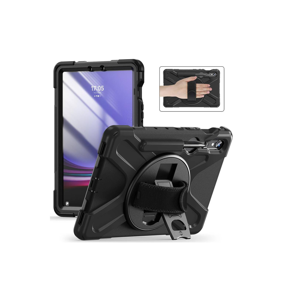 Newface Samsung Galaxy X730 Tab S11 Kılıf Amazing Tablet Kapak - Siyah — görsel 3