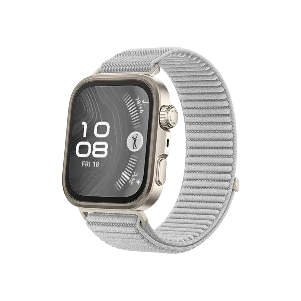 Newface Huawei Fit 4 Braid Kordon - Gri
