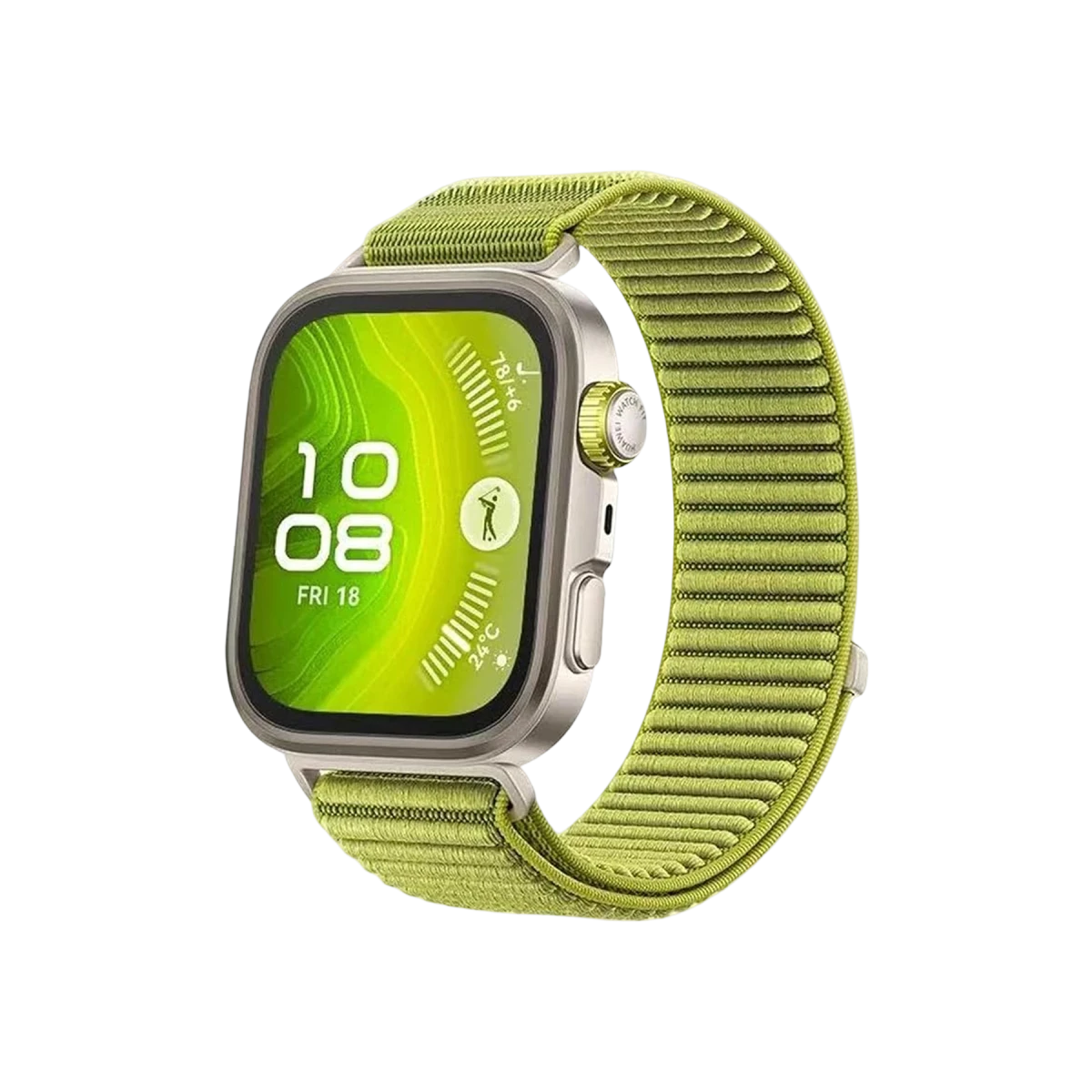 Newface Huawei Fit 4 Braid Kordon - Açık Yeşil — görsel 2